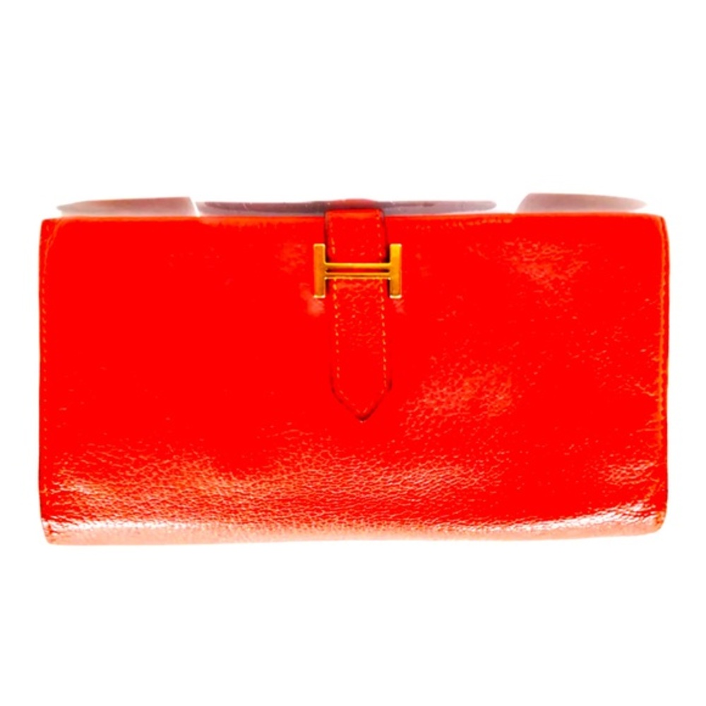 Hermès Bearn Soufflé Long Wallet. Crafted from premium Vaux Epson leather i